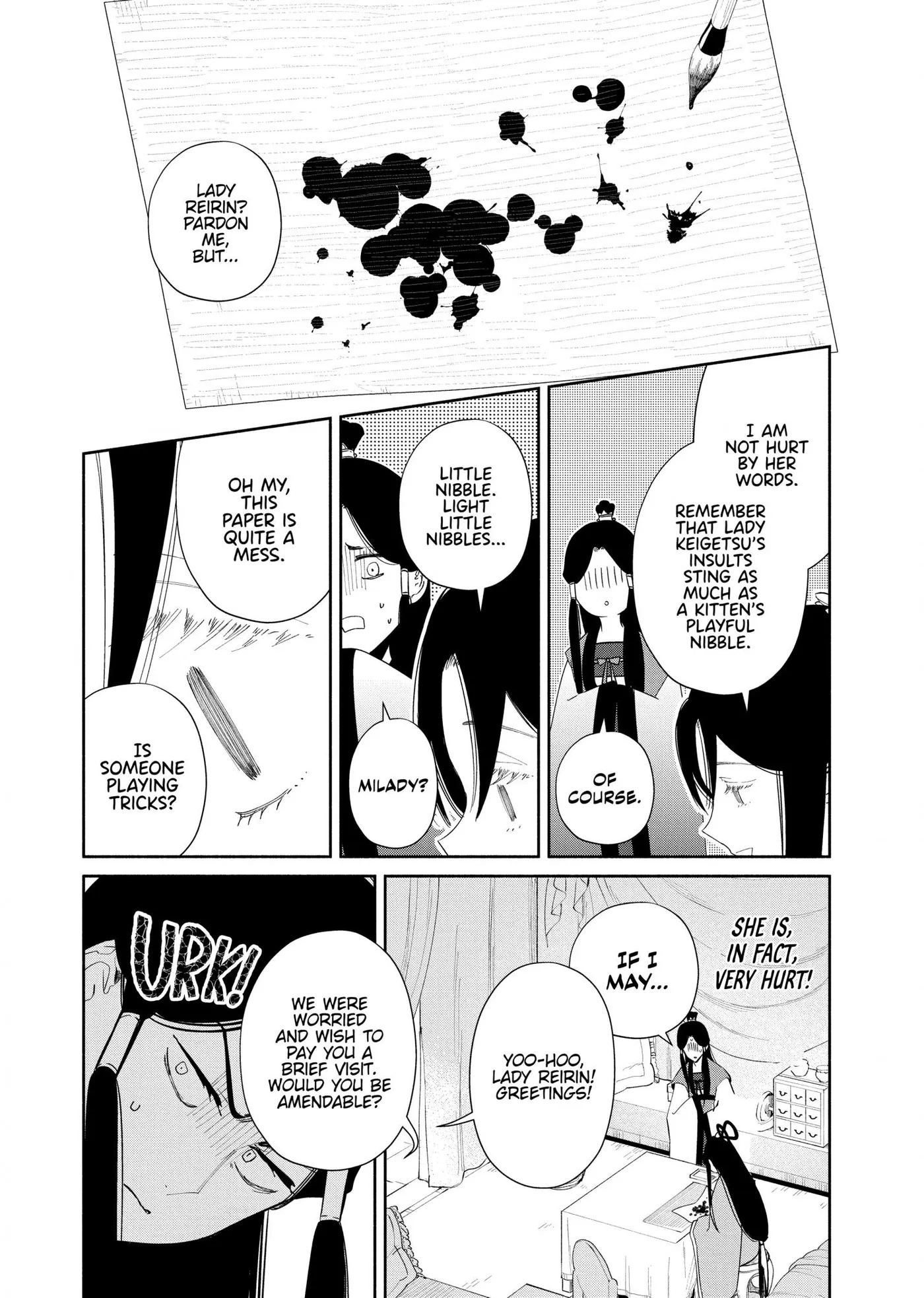 Read Though I am an Inept Villainess Tale of the Butterfly Rat Swap in the Maiden Court EN Manga Online