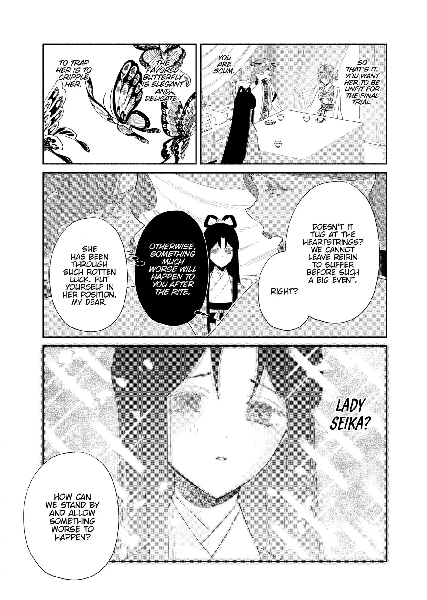 Read Though I am an Inept Villainess Tale of the Butterfly Rat Swap in the Maiden Court EN Manga Online