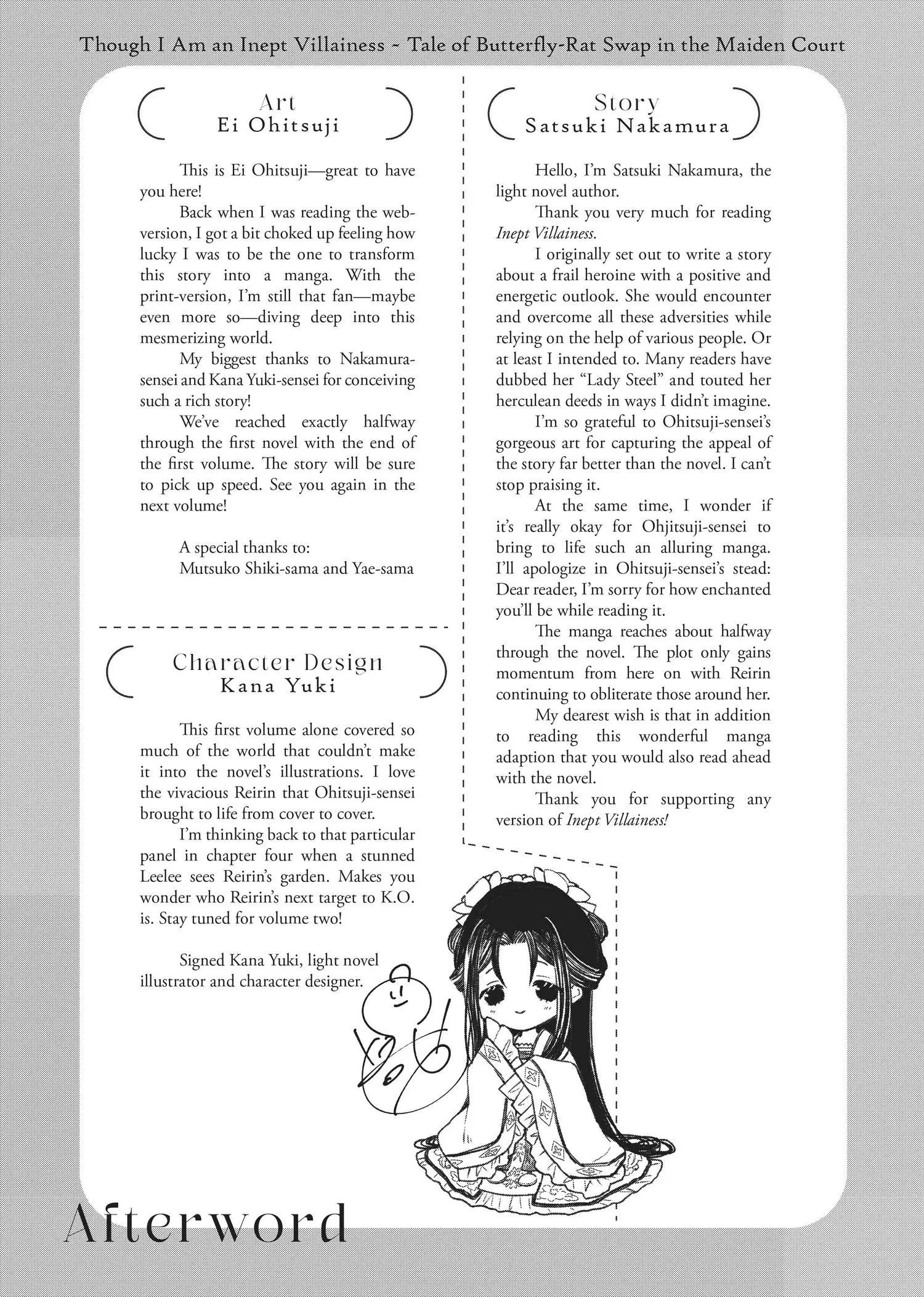 Read Though I am an Inept Villainess Tale of the Butterfly Rat Swap in the Maiden Court EN Manga Online