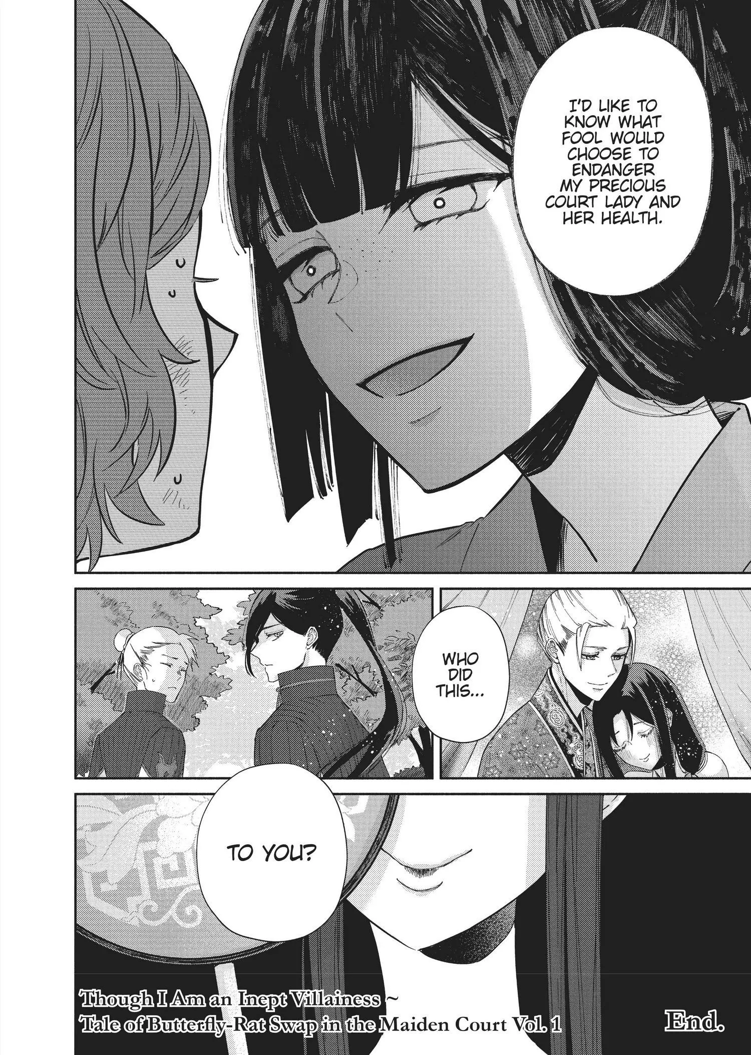 Read Though I am an Inept Villainess Tale of the Butterfly Rat Swap in the Maiden Court EN Manga Online