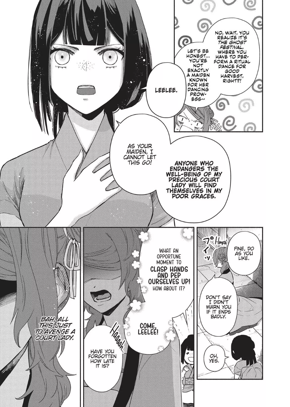 Read Though I am an Inept Villainess Tale of the Butterfly Rat Swap in the Maiden Court EN Manga Online