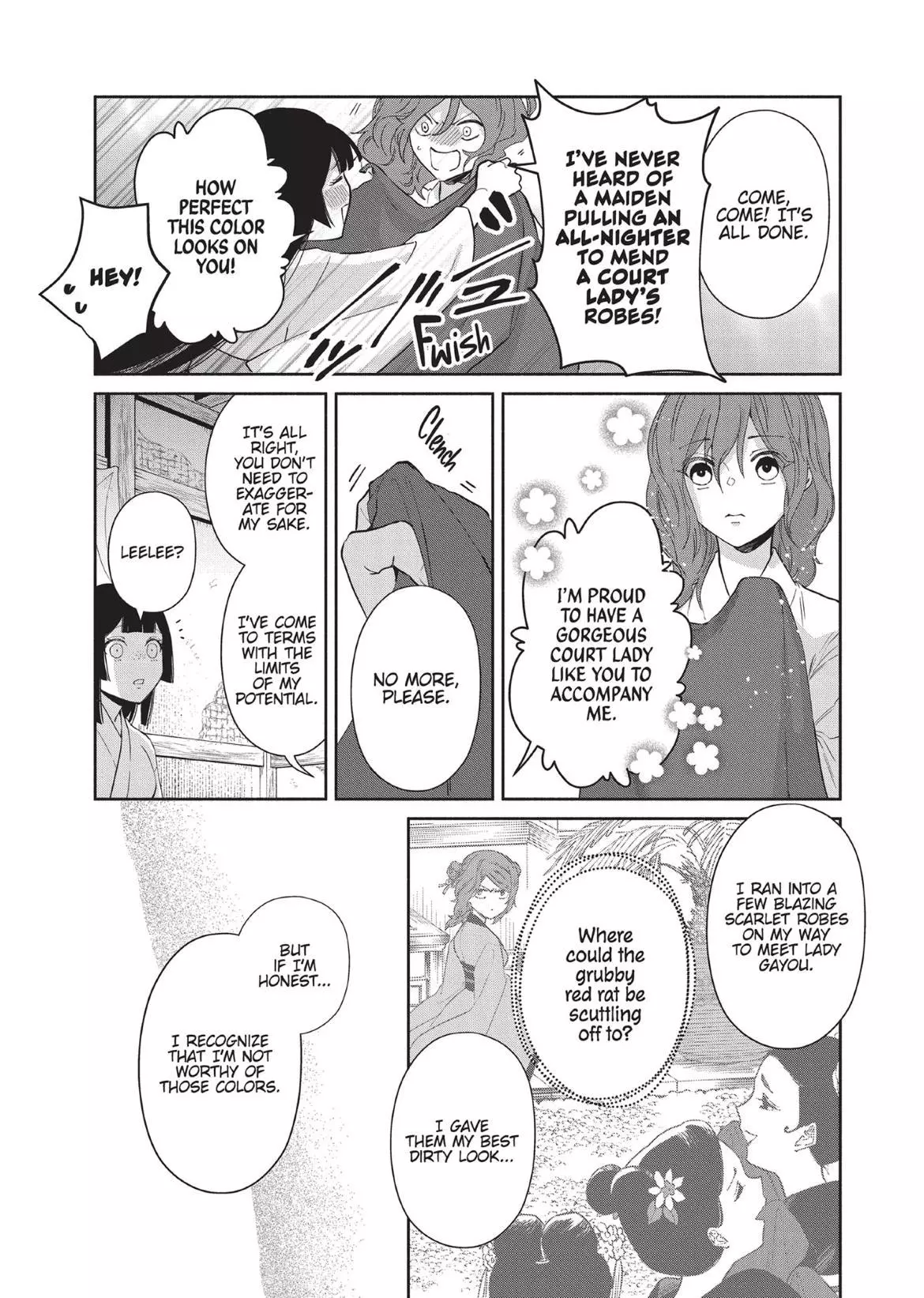 Read Though I am an Inept Villainess Tale of the Butterfly Rat Swap in the Maiden Court EN Manga Online