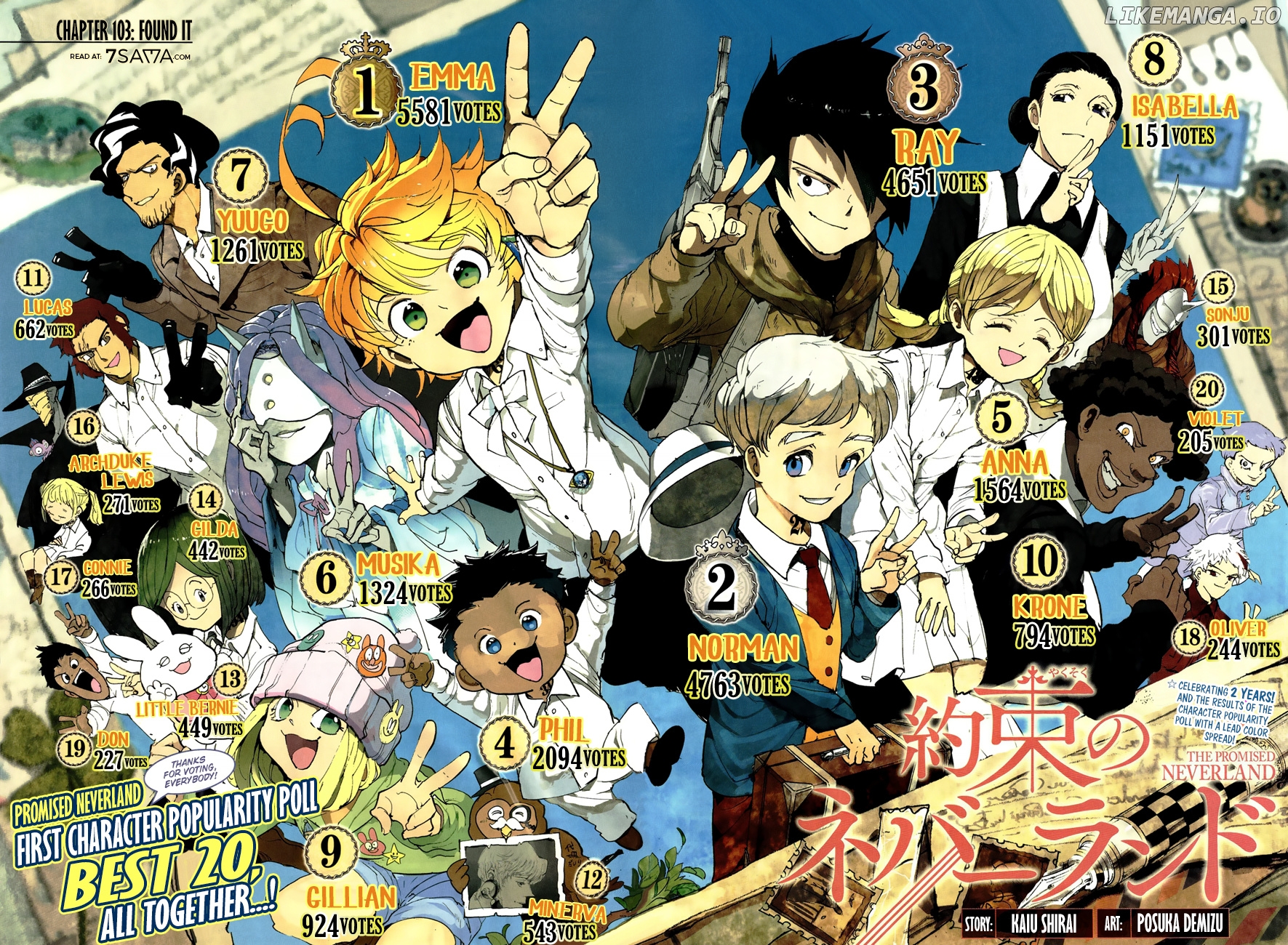 Read Yakusoku No Neverland EN Manga Online