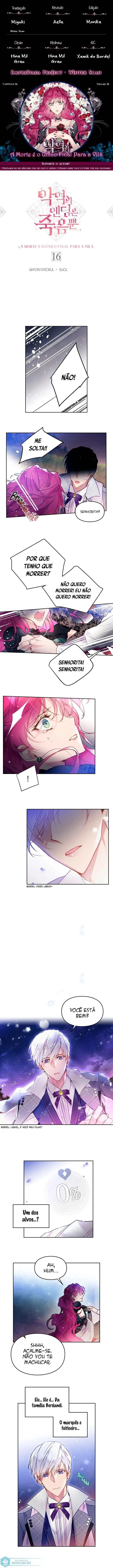Read A Morte é o Único Final Para a Vilã PT Manga Online