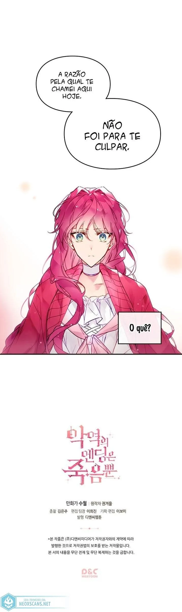 Read A Morte é o Único Final Para a Vilã PT Manga Online