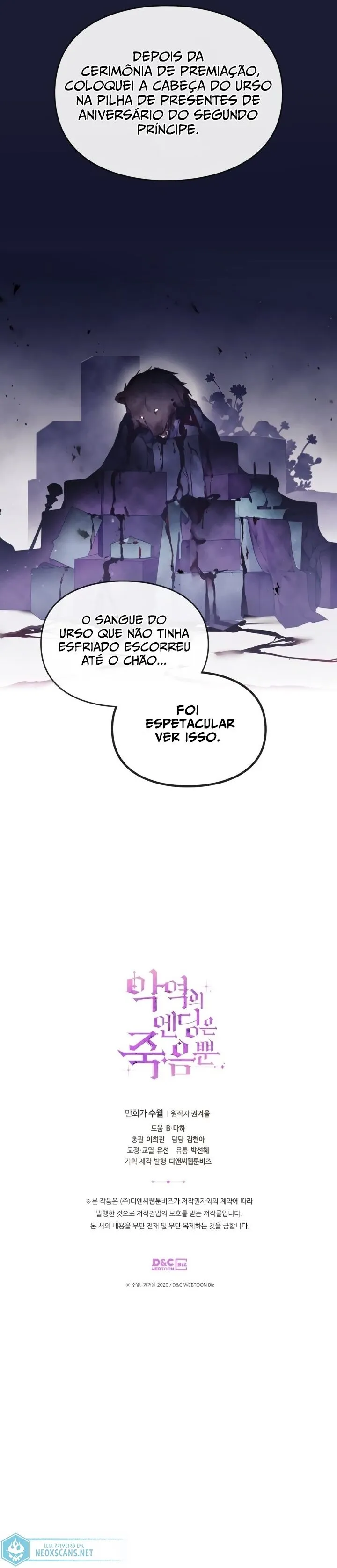 Read A Morte é o Único Final Para a Vilã PT Manga Online
