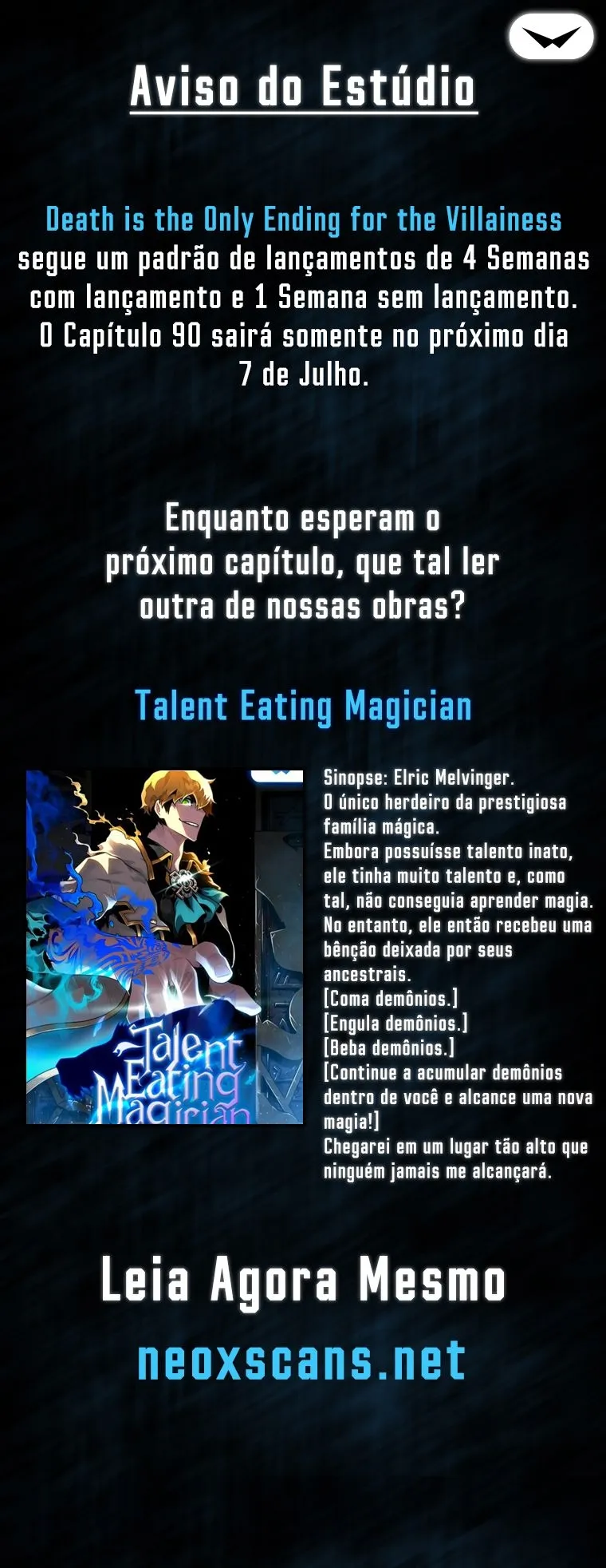 Read A Morte é o Único Final Para a Vilã PT Manga Online