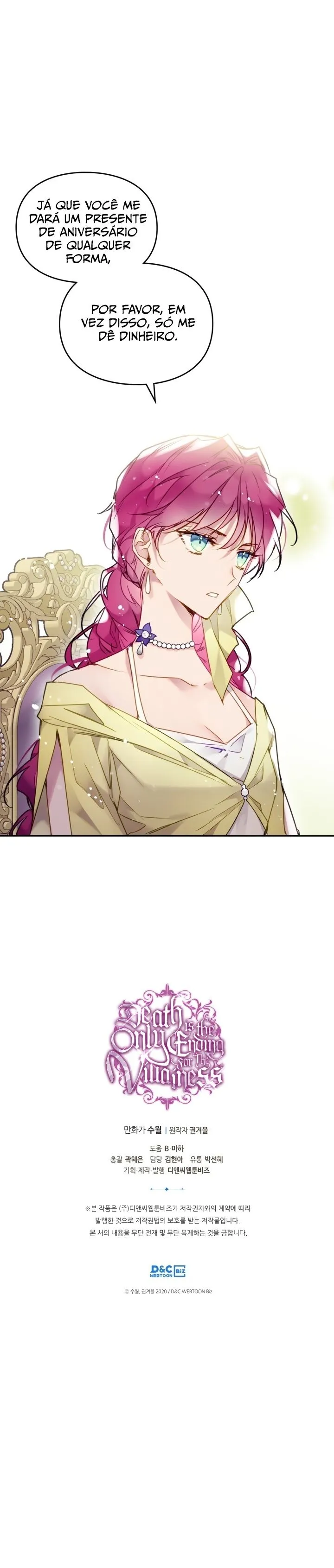Read A Morte é o Único Final Para a Vilã PT Manga Online