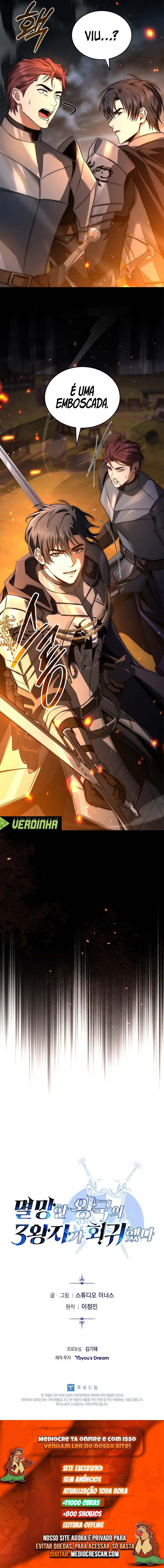 Read A Regressão do Terceiro Príncipe do Reino Caído PT Manga Online