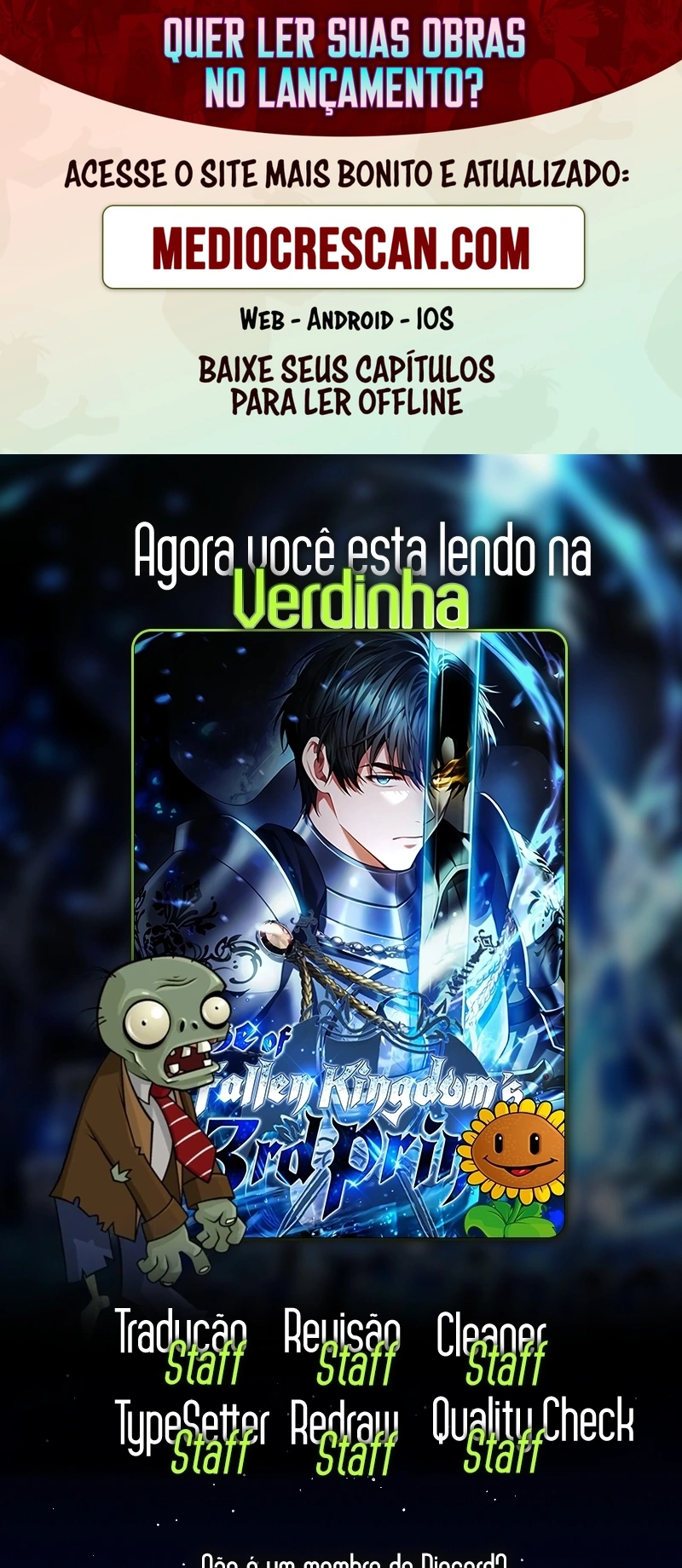 Read A Regressão do Terceiro Príncipe do Reino Caído PT Manga Online