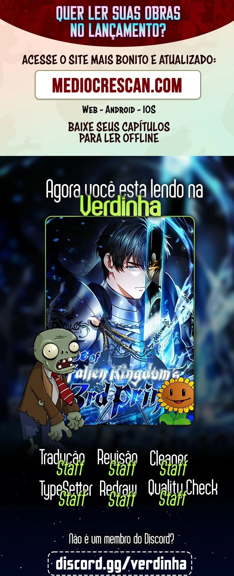 Read A Regressão do Terceiro Príncipe do Reino Caído PT Manga Online