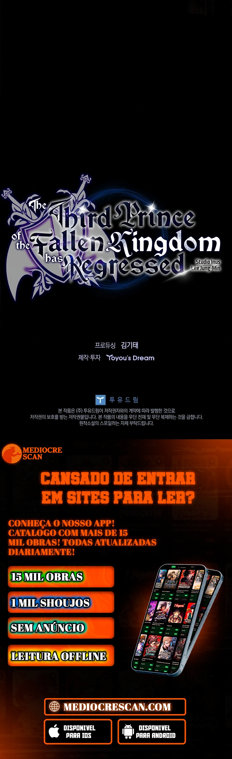 Read A Regressão do Terceiro Príncipe do Reino Caído PT Manga Online