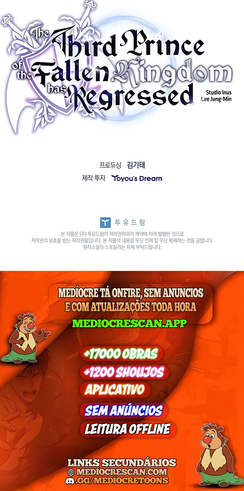 Read A Regressão do Terceiro Príncipe do Reino Caído PT Manga Online