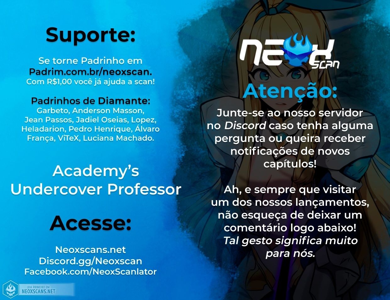 Read Academy’s Undercover Professor PT Manga Online