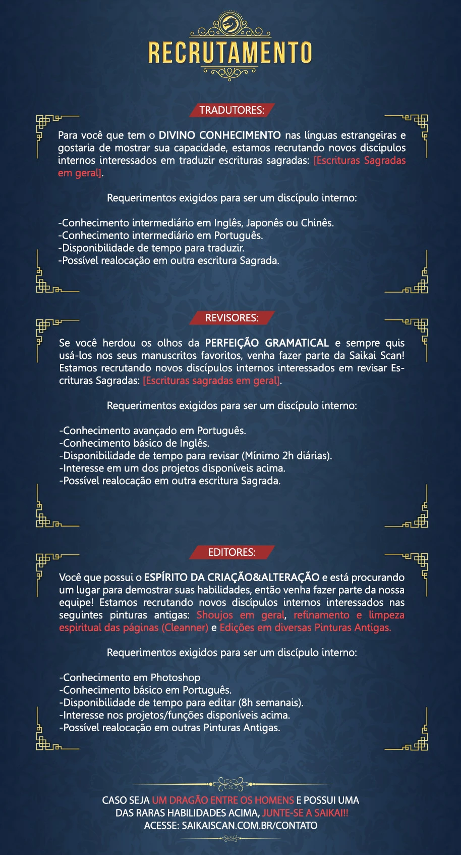 Read Contos de Demônios e Deuses PT Manga Online