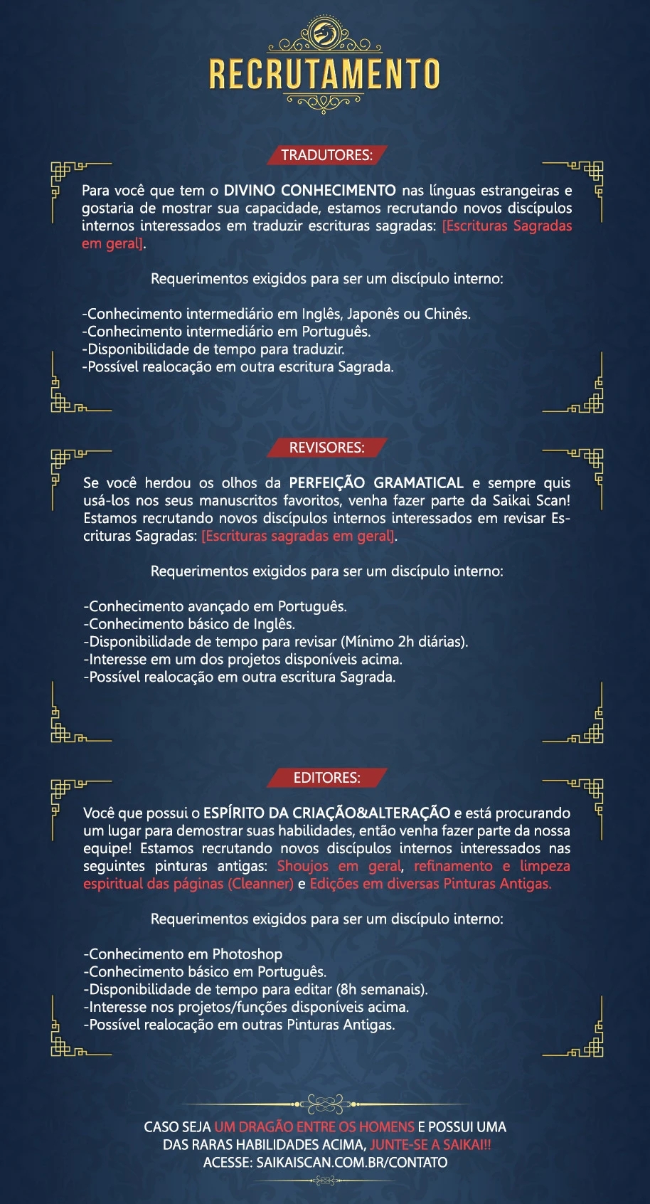 Read Contos de Demônios e Deuses PT Manga Online