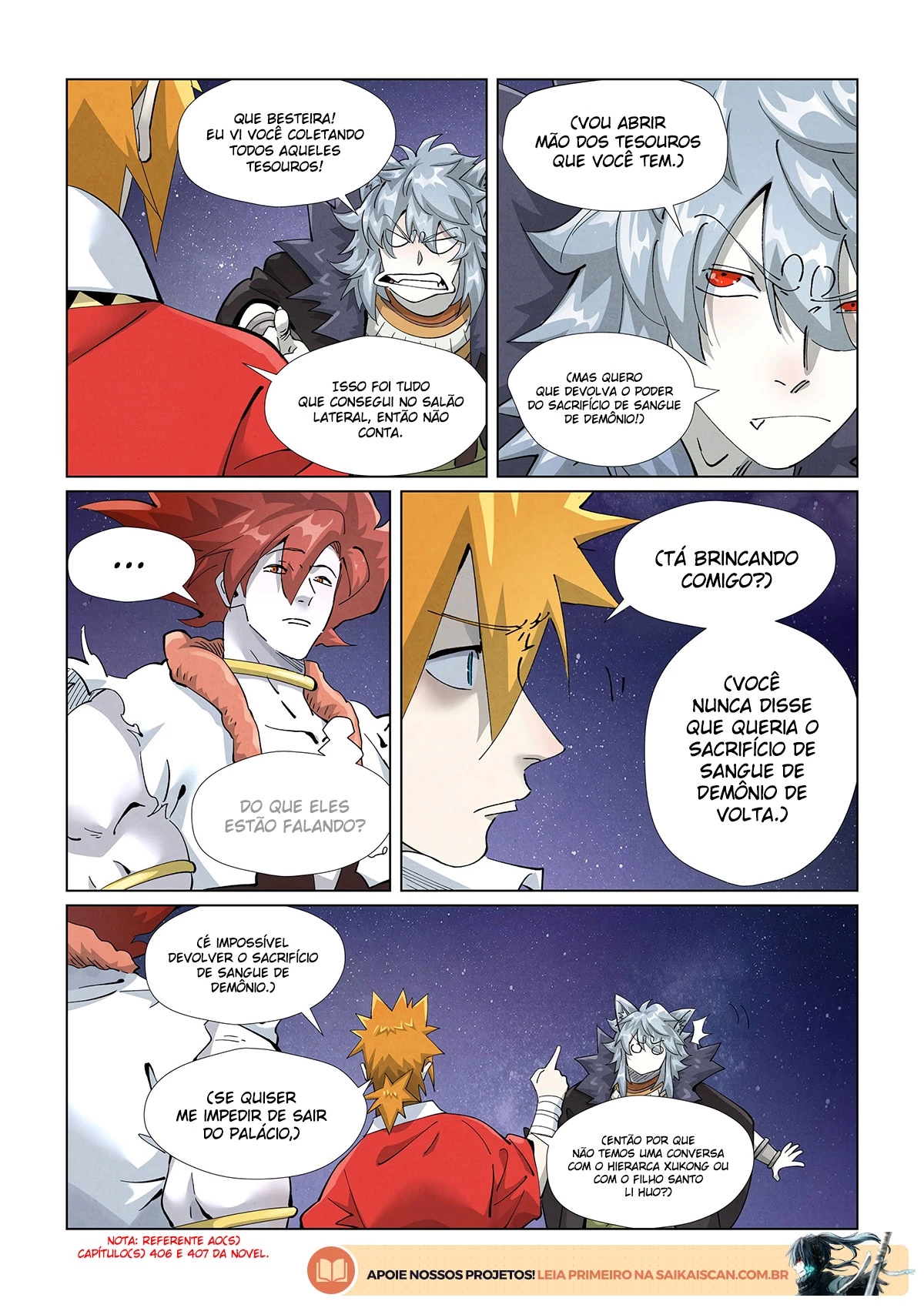 Read Contos de Demônios e Deuses PT Manga Online