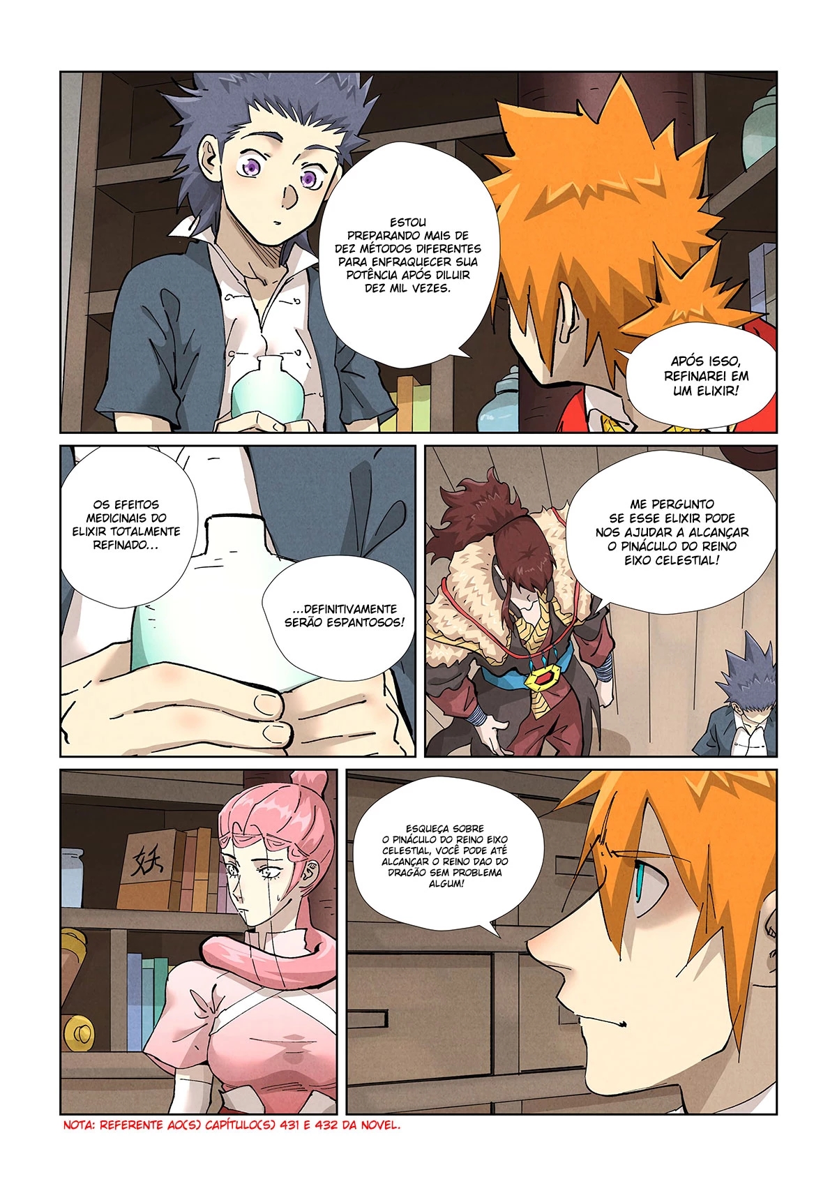 Read Contos de Demônios e Deuses PT Manga Online