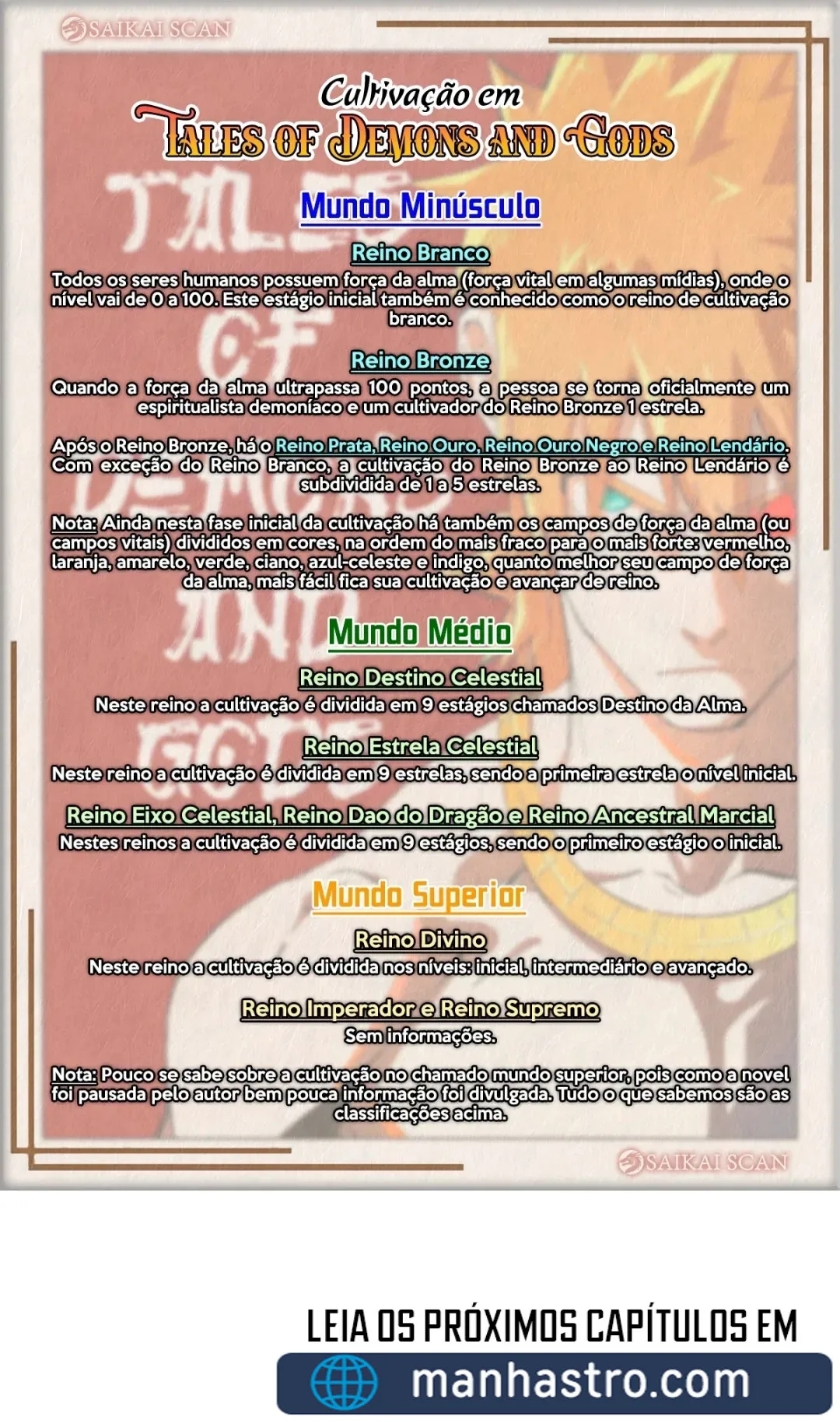 Read Contos de Demônios e Deuses PT Manga Online