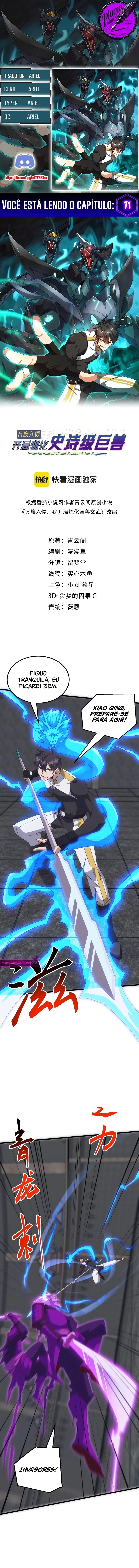 Read Domesticando Bestas Divinas no Começo PT Manga Online