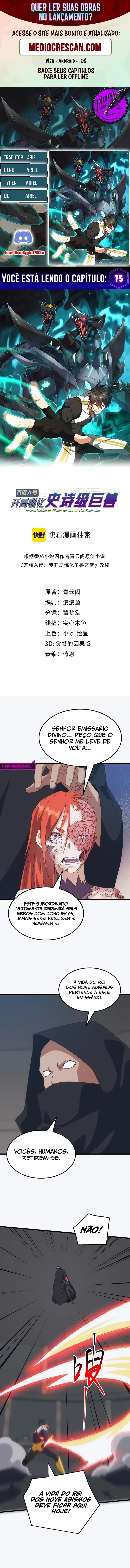 Read Domesticando Bestas Divinas no Começo PT Manga Online