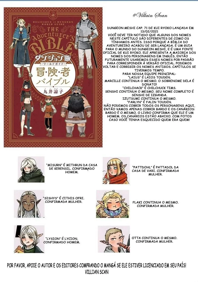 Read Dungeon Meshi PT Manga Online