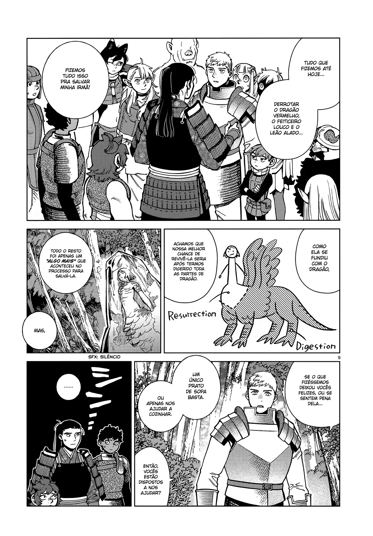 Read Dungeon Meshi PT Manga Online