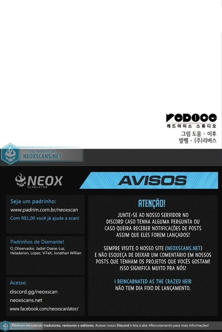 Read Eu Reencarnei como o Herdeiro Louco PT Manga Online