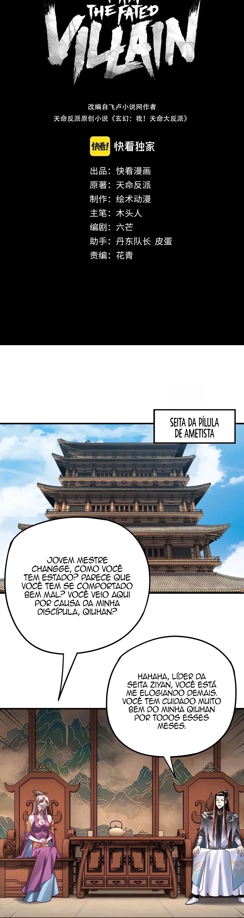 Read Eu Sou o Vilão Predestinado PT Manga Online