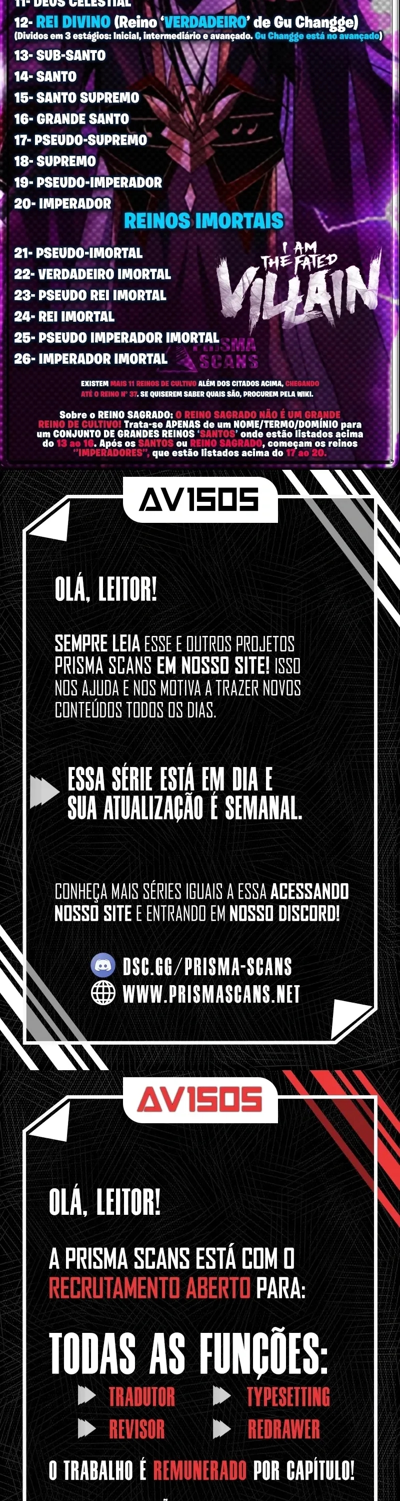 Read Eu Sou o Vilão Predestinado PT Manga Online