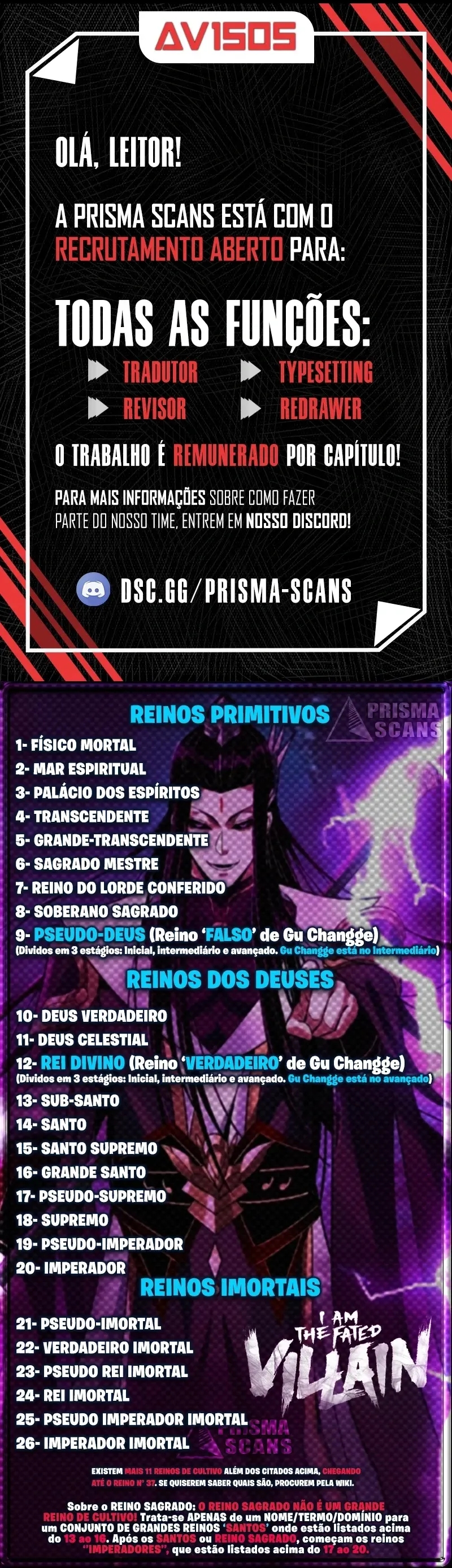 Read Eu Sou o Vilão Predestinado PT Manga Online