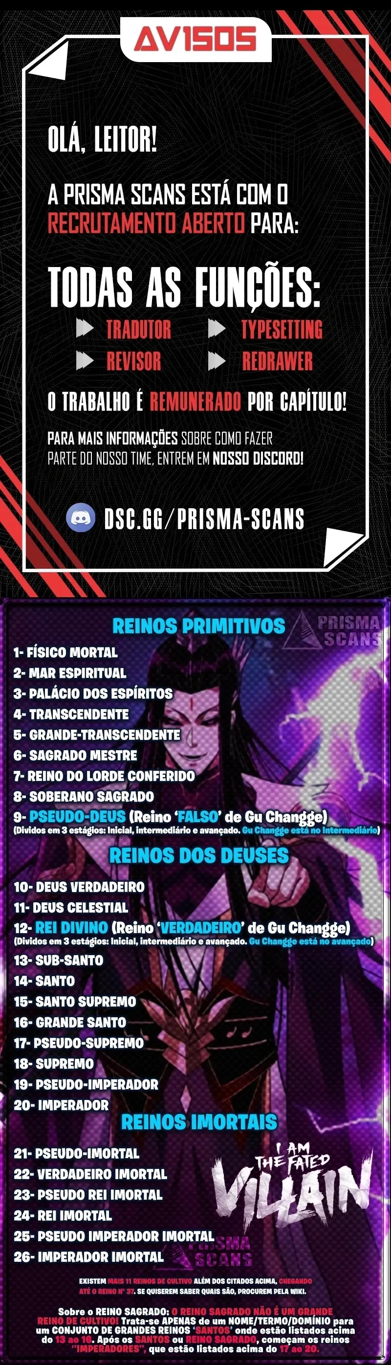 Read Eu Sou o Vilão Predestinado PT Manga Online