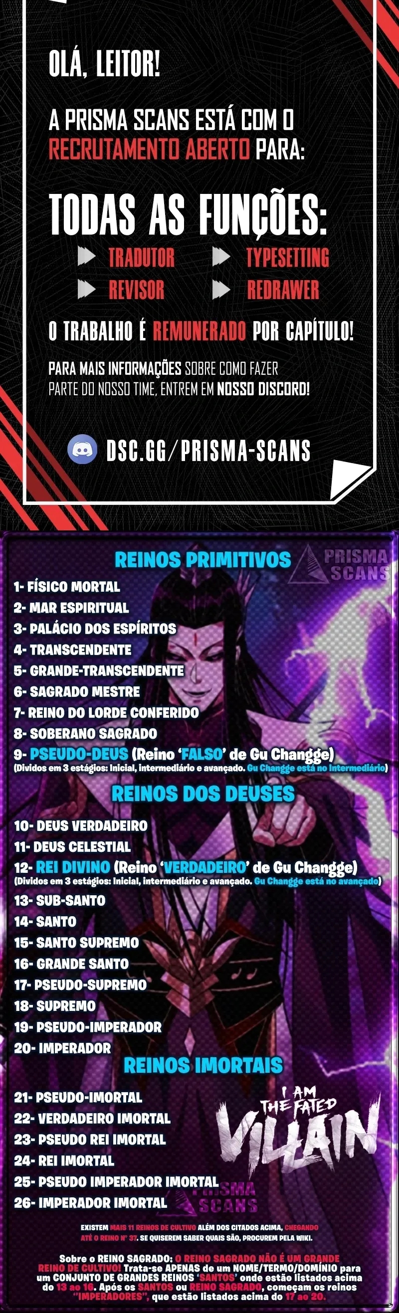 Read Eu Sou o Vilão Predestinado PT Manga Online