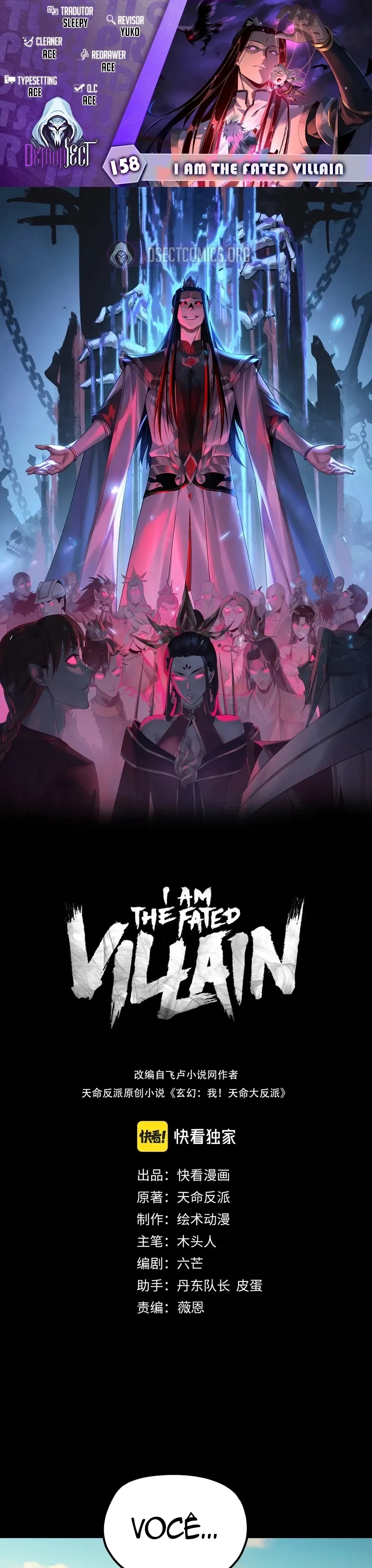 Read Eu Sou o Vilão Predestinado PT Manga Online