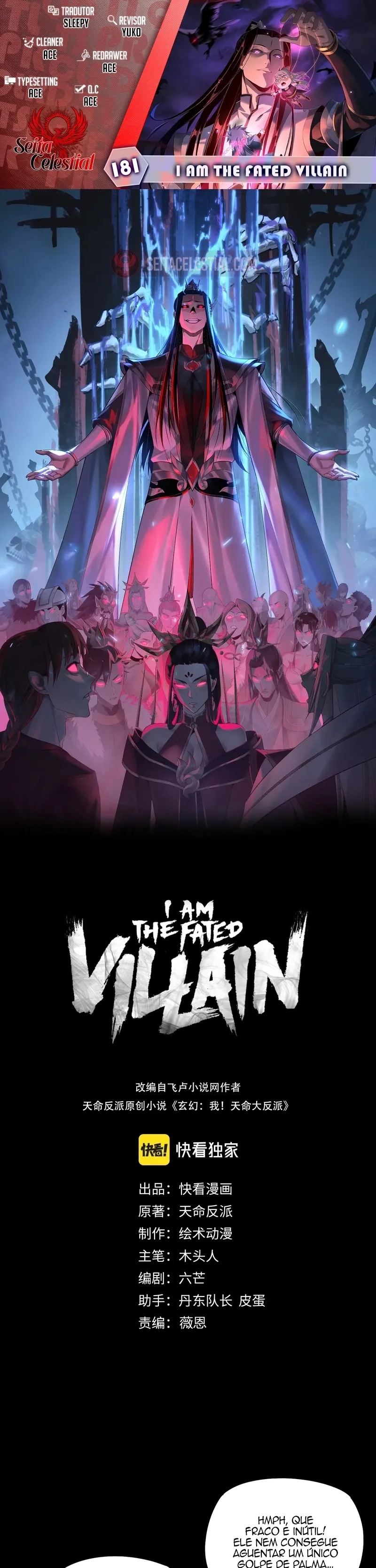 Read Eu Sou o Vilão Predestinado PT Manga Online