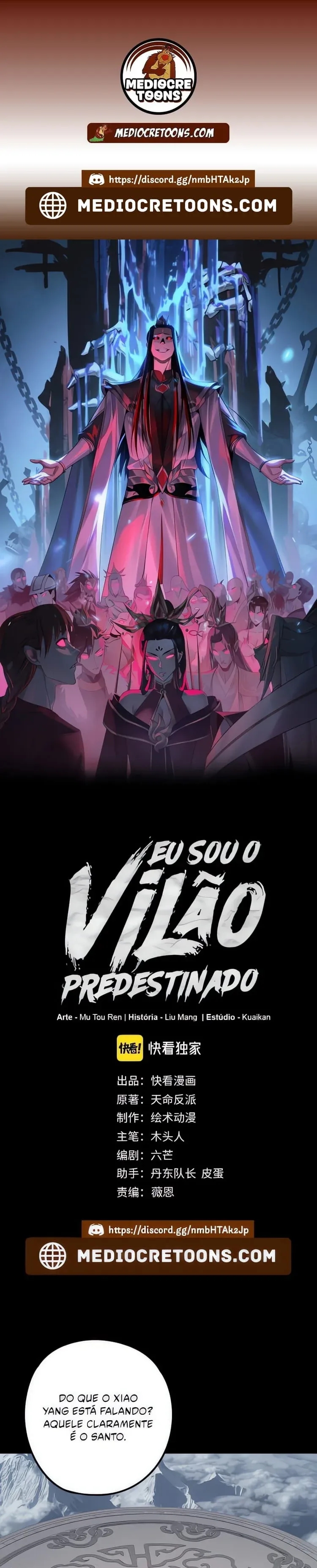 Read Eu Sou o Vilão Predestinado PT Manga Online