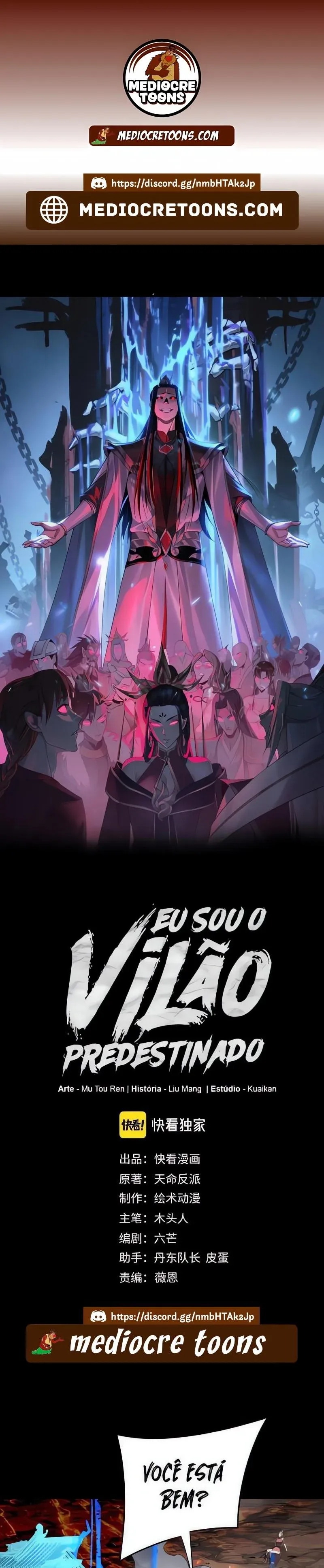 Read Eu Sou o Vilão Predestinado PT Manga Online