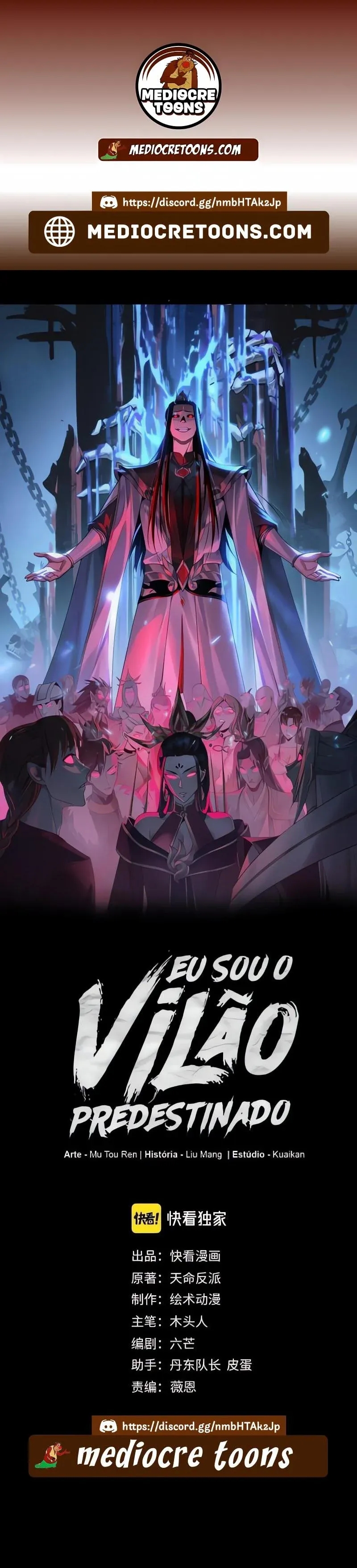 Read Eu Sou o Vilão Predestinado PT Manga Online
