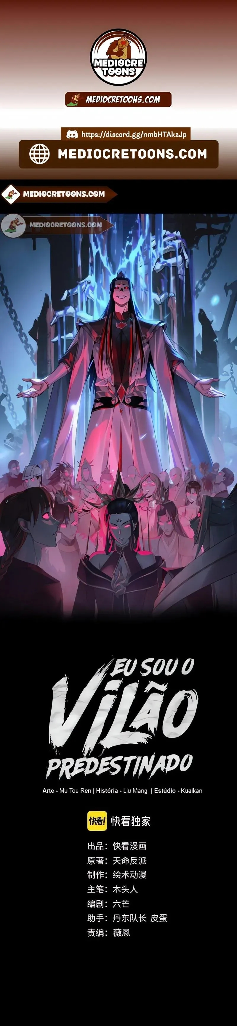 Read Eu Sou o Vilão Predestinado PT Manga Online