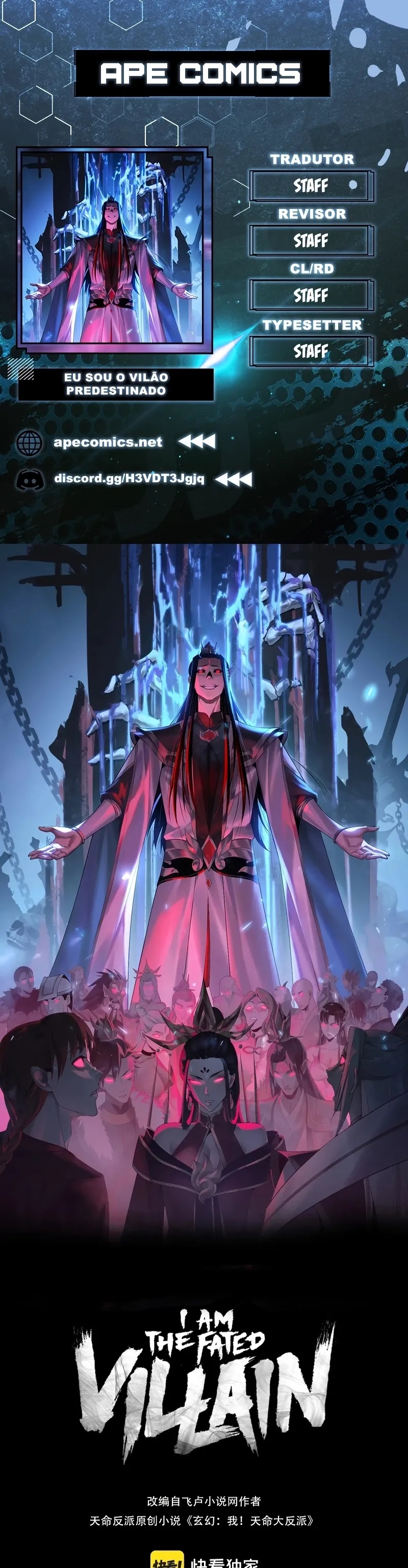 Read Eu Sou o Vilão Predestinado PT Manga Online