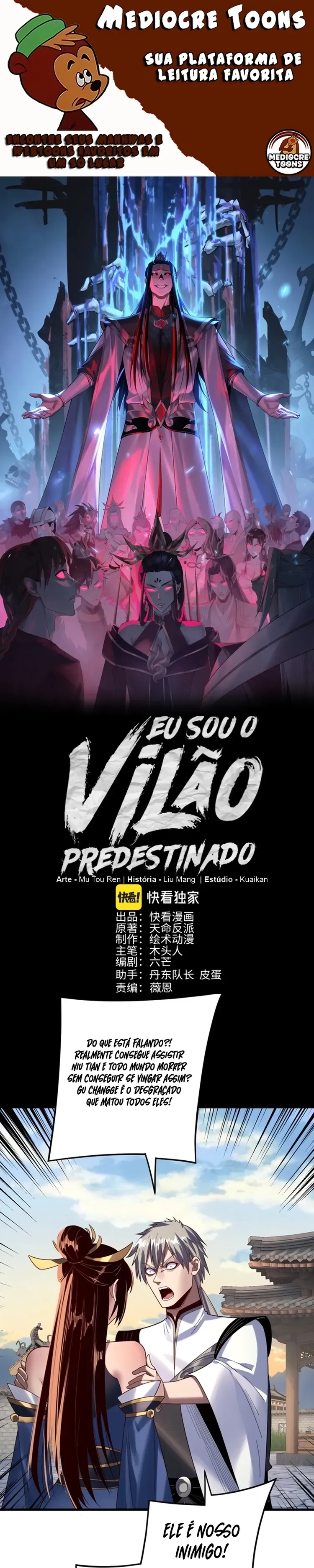 Read Eu Sou o Vilão Predestinado PT Manga Online