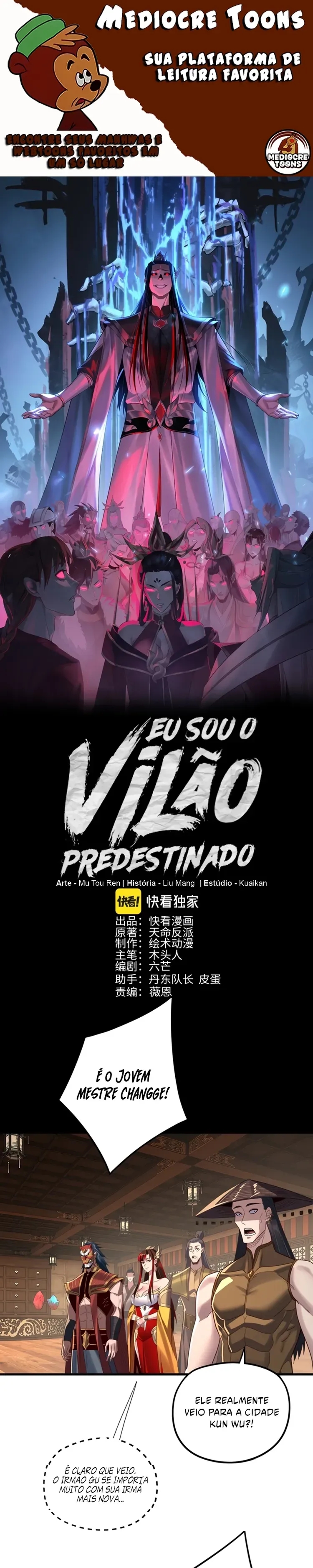 Read Eu Sou o Vilão Predestinado PT Manga Online