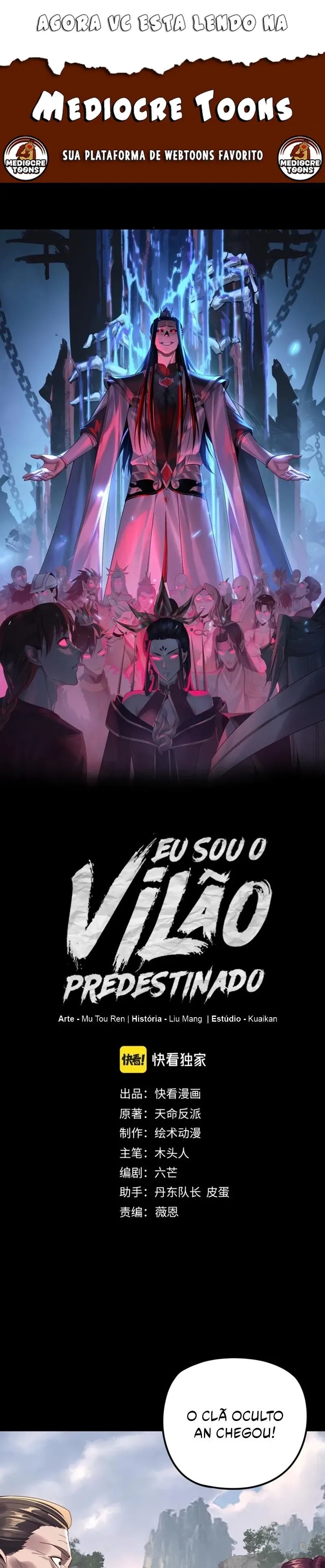 Read Eu Sou o Vilão Predestinado PT Manga Online