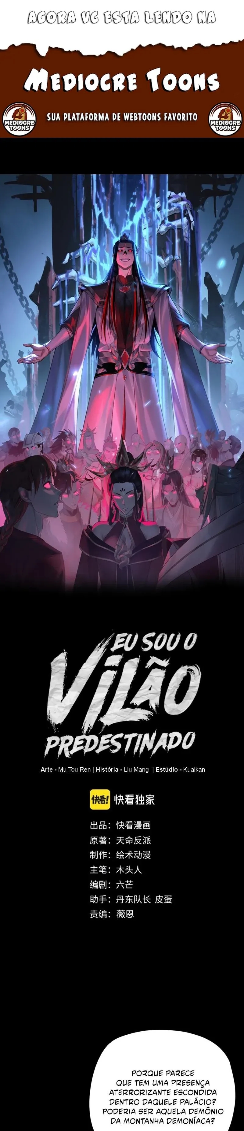 Read Eu Sou o Vilão Predestinado PT Manga Online