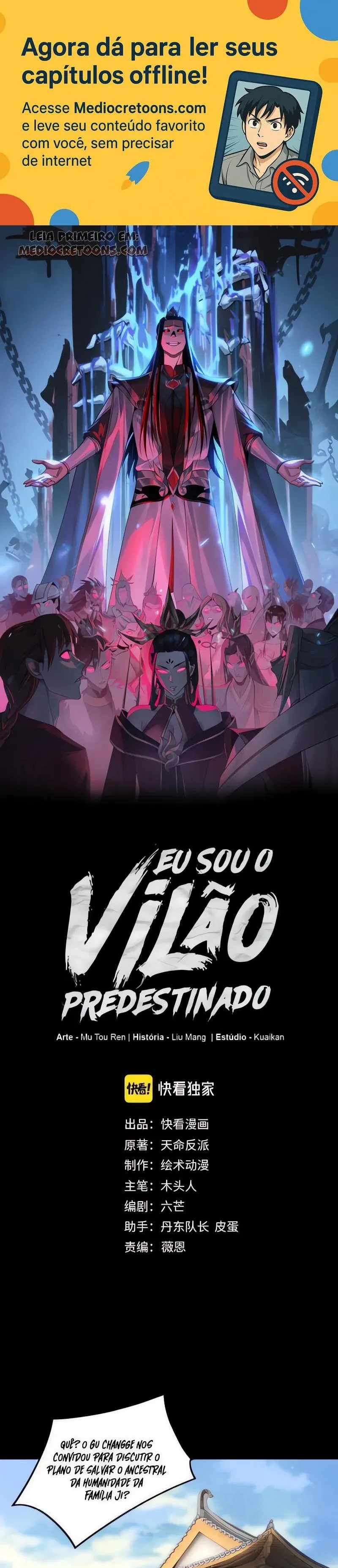 Read Eu Sou o Vilão Predestinado PT Manga Online