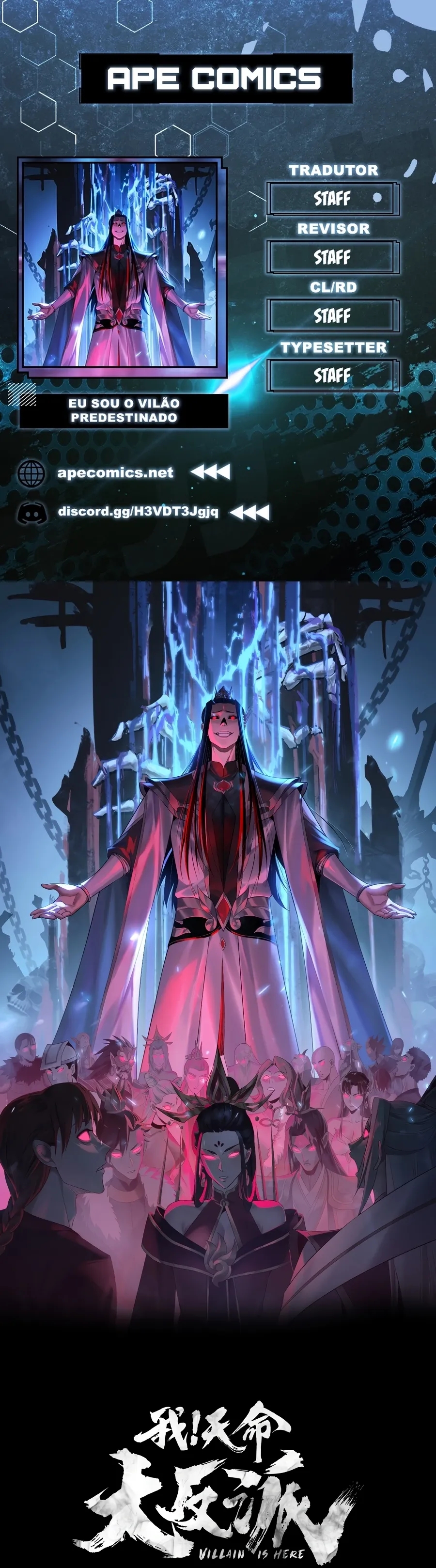 Read Eu Sou o Vilão Predestinado PT Manga Online