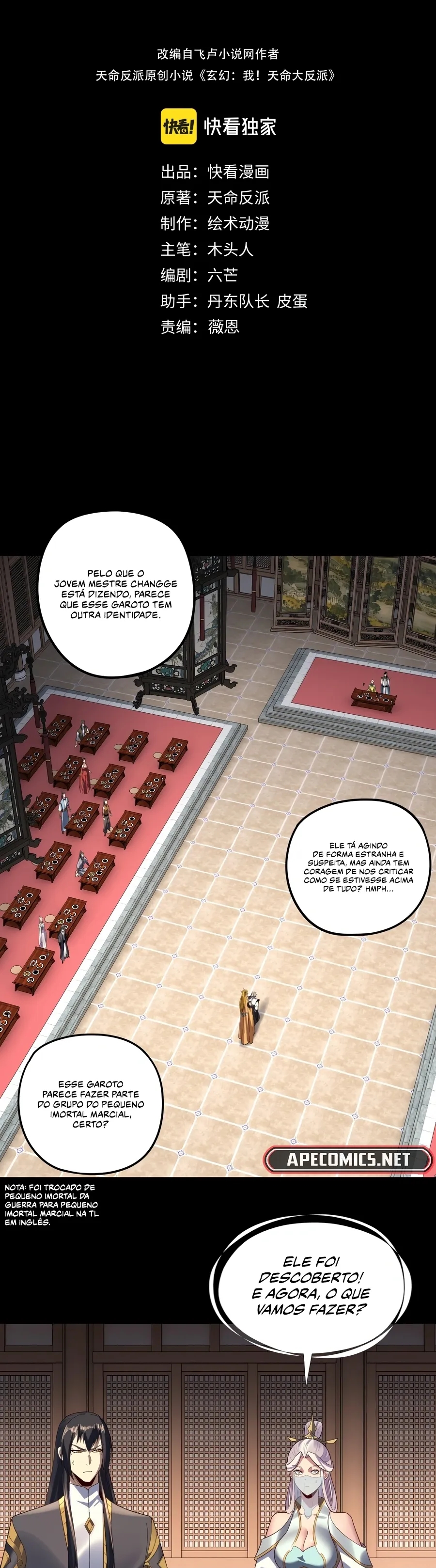 Read Eu Sou o Vilão Predestinado PT Manga Online