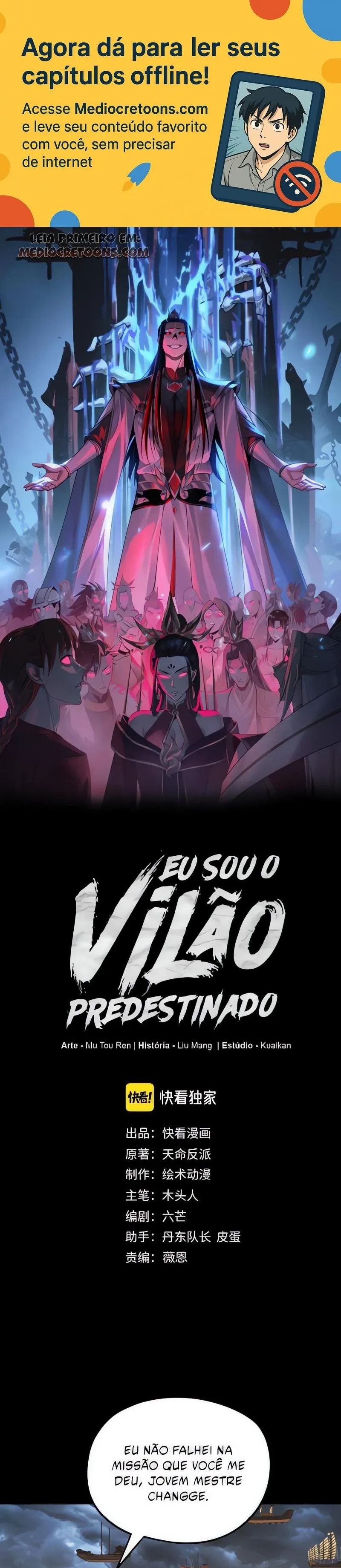 Read Eu Sou o Vilão Predestinado PT Manga Online