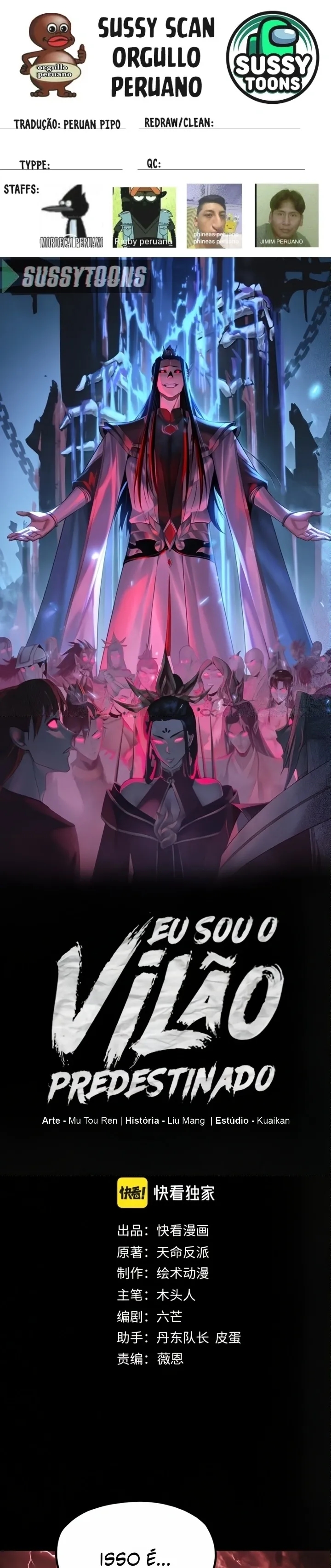 Read Eu Sou o Vilão Predestinado PT Manga Online