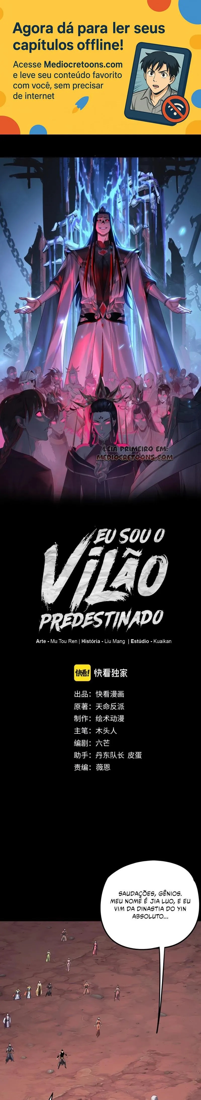 Read Eu Sou o Vilão Predestinado PT Manga Online